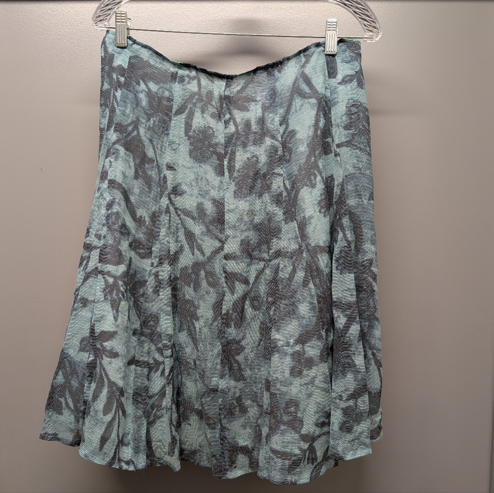 Piazza Sempione Blue and Gray Skirt